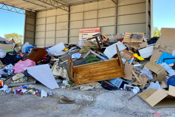 Adelaide,,South,Australia,,March,8th,2021:,Pile,Of,Rubbish,At
